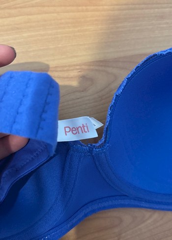 Mavi Dantelli Sütyen Lotus Lace 80C - Görsel 3