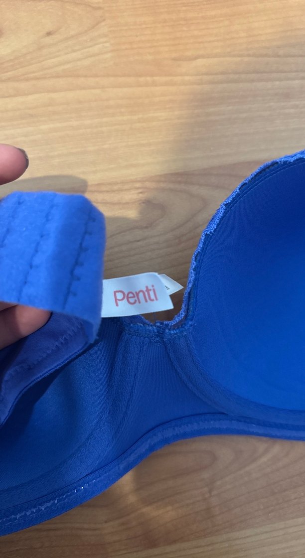 Mavi Dantelli Sütyen Lotus Lace 80C - Görsel 3