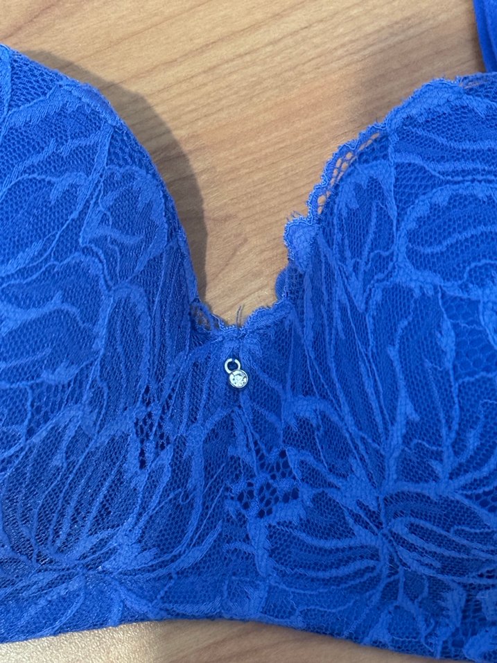 Mavi Dantelli Sütyen Lotus Lace 80C - Görsel 2