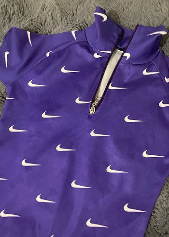 Mor, Kısa Kollu, Spor Tarz Kadın Elbisesi - Görsel 4