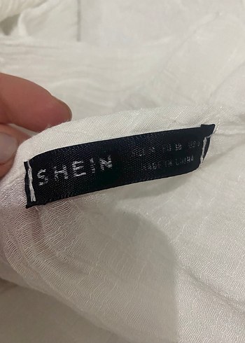 Dantel Detaylı Beyaz Uzun Keten Elbise - Görsel 5