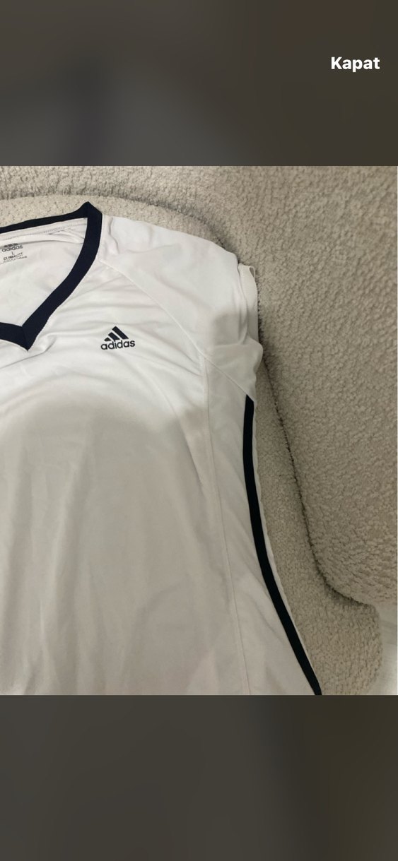 Beyaz Kadın Kısa Kollu Tişört - Görsel 2