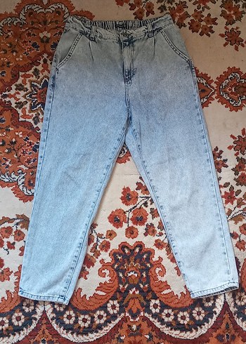 Kadın Mavi
 Bol Kesim Denim Pantolon - Görsel 3