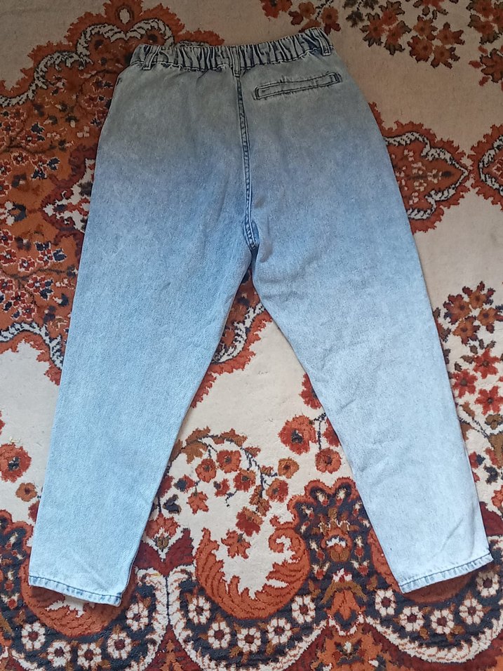 Kadın Mavi
 Bol Kesim Denim Pantolon - Görsel 2