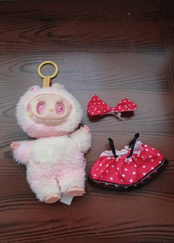 Pembe Peluş Oyuncak LABUBU - Görsel 3