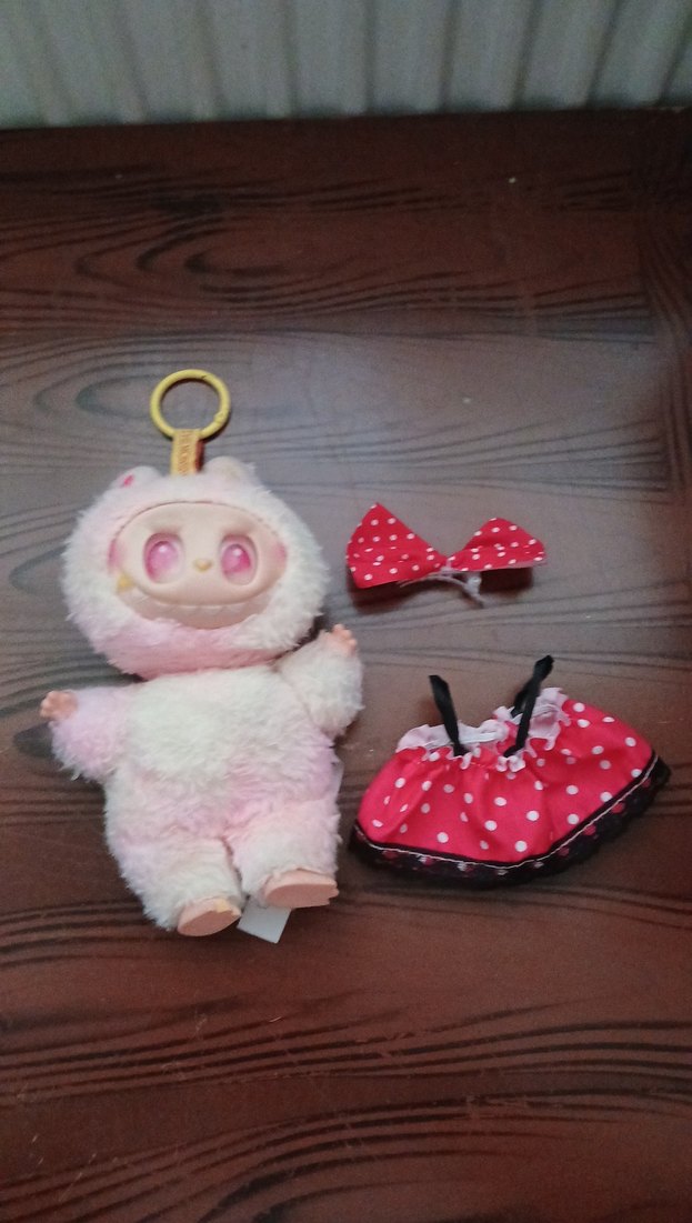 Pembe Peluş Oyuncak LABUBU - Görsel 3