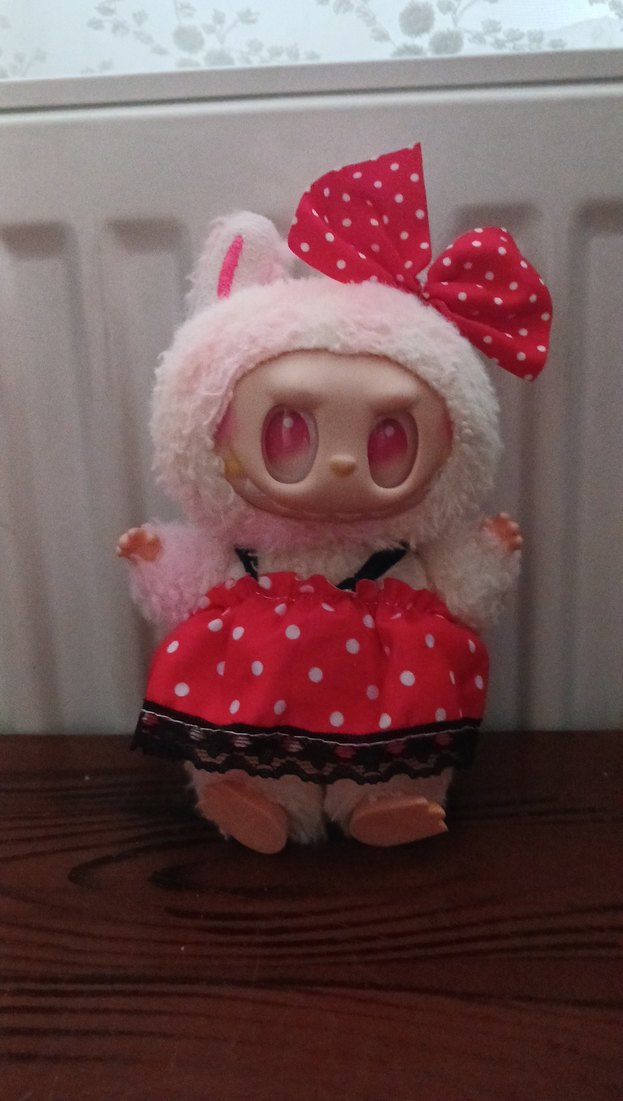 Pembe Peluş Oyuncak LABUBU - Görsel 2