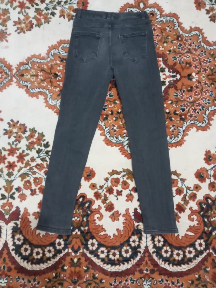 siyah çocuk kot pantolon - Görsel 2