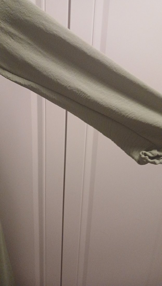 açıkyeşil uzun kollu elbise - Görsel 2