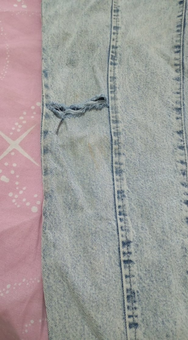 Kadın Mavi Denim Midi Bol Kesim Jean - Görsel 2