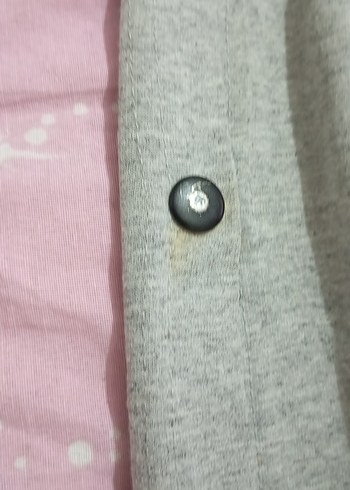 Düğmeli Gri Kadın Eşofman Altı - Görsel 7