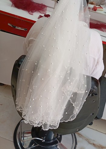 gelin duvağı boncuk detayı yeni - Görsel 4