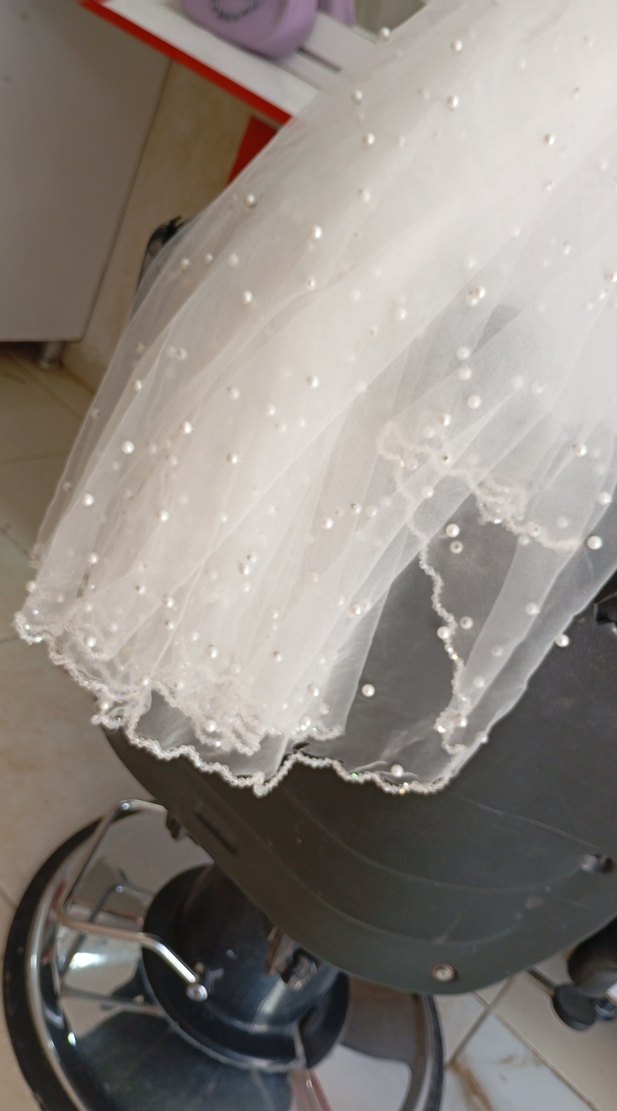 gelin duvağı boncuk detayı yeni - Görsel 5