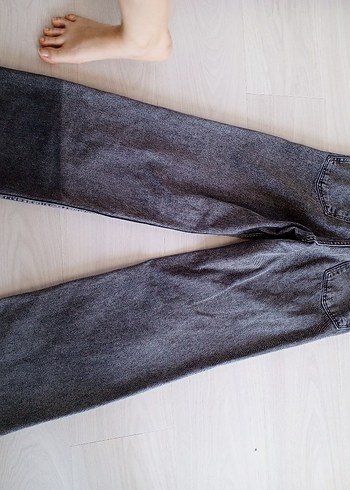 Trendyol & Milla Gri Midi Kadın Denim Pantolon