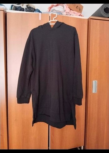 Siyah Uzun Kollu Kadın Sweatshirt