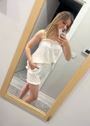 Krem ikili takım - Görsel 3