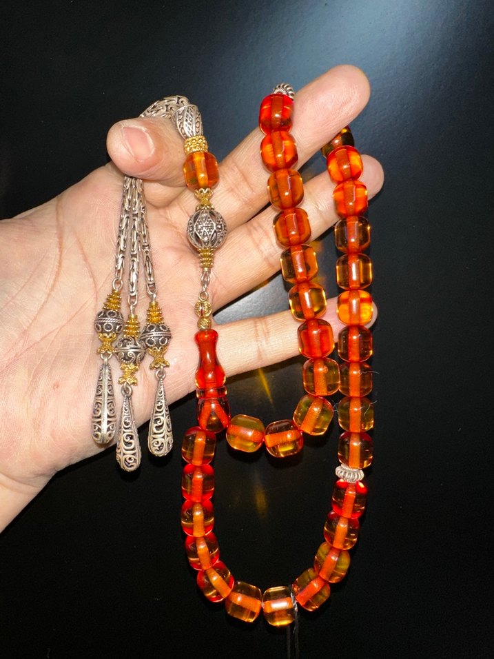 AĞIR 925 AYAR ŞAH MODEL GÜMÜŞ PÜSKÜLLÜ - Görsel 3