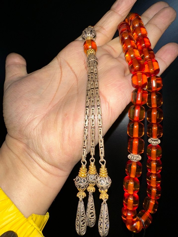 AĞIR 925 AYAR ŞAH MODEL GÜMÜŞ PÜSKÜLLÜ - Görsel 5