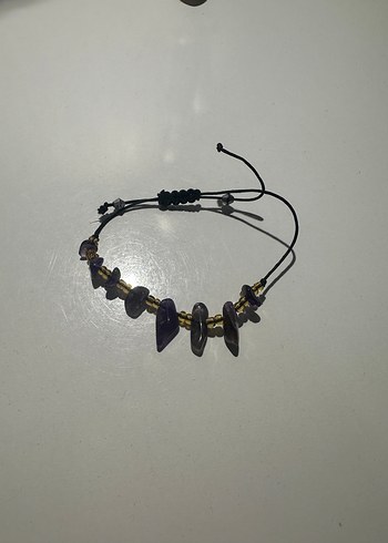  Beden çeşitli Renk Bohem Tarzı doğal taşlı pembe ve mor Renk Bileklik