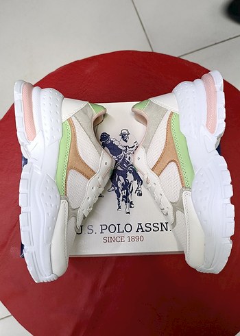 U.S Polo Assn. US Polo Beyaz Kadın Spor Ayakkabı
