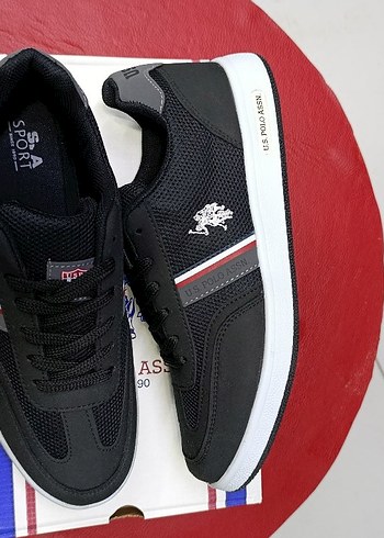U.S Polo Assn. Siyah Erkek Spor Ayakkabı