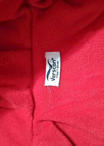 Bebek Kırmızı Fermuarlı Astronot Tulum - Görsel 4