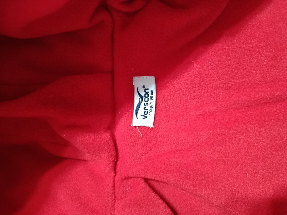 Bebek Kırmızı Fermuarlı Astronot Tulum - Görsel 4