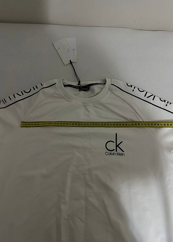 Calvin Klein Beyaz Erkek Sweatshirt - Görsel 2