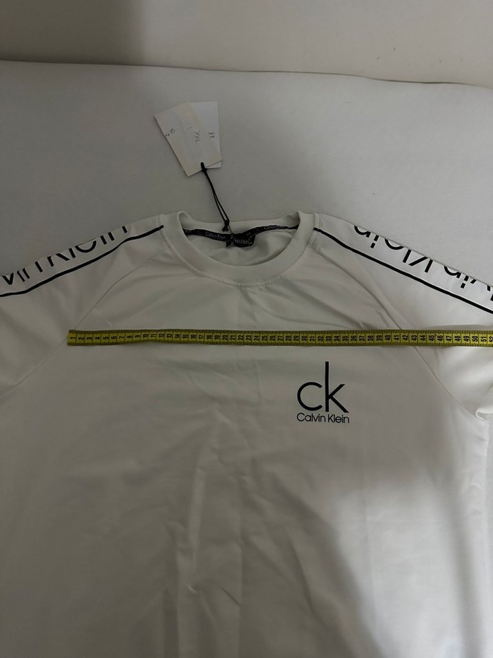 Calvin Klein Beyaz Erkek Sweatshirt - Görsel 2