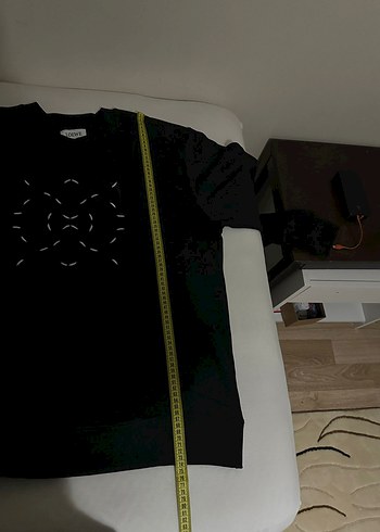 Siyah Nakışlı Erkek Sweatshirt - Görsel 3