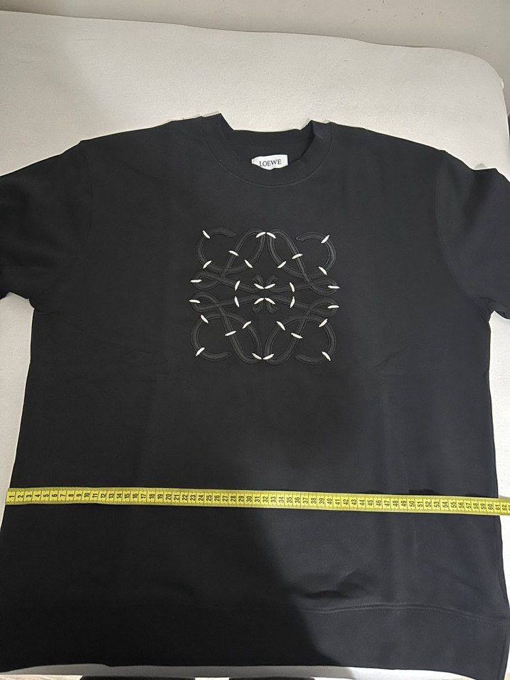 Siyah Nakışlı Erkek Sweatshirt - Görsel 5