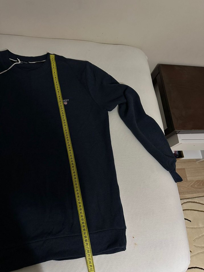 GANT Erkek Lacivert Bisiklet Yaka Sweatshirt - Görsel 4