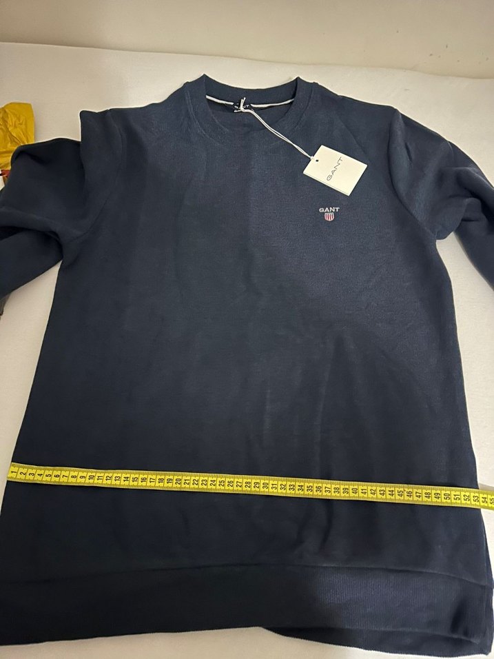 GANT Erkek Lacivert Bisiklet Yaka Sweatshirt - Görsel 3