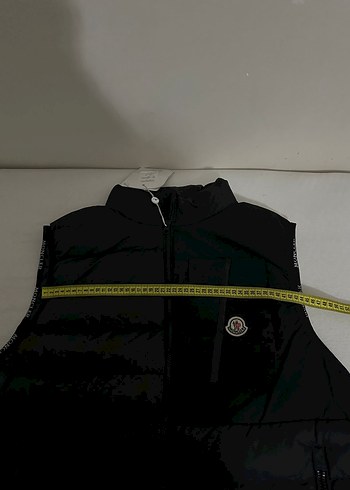 Moncler Siyah Fermuarlı Erkek Yelek - Görsel 5