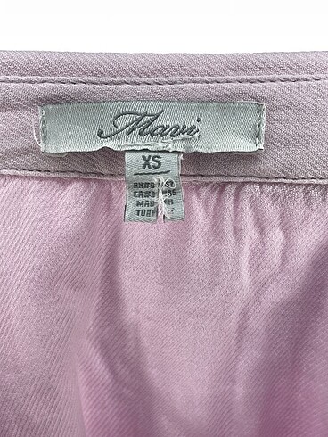 xs Beden pembe Renk Mavi Jeans Gömlek %70 İndirimli.