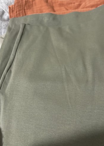 Bej U yaka kalem Elbise - Görsel 2