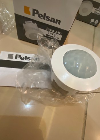  Beden beyaz Renk Pelsan Sensörlü Tavan Lambası Beyaz