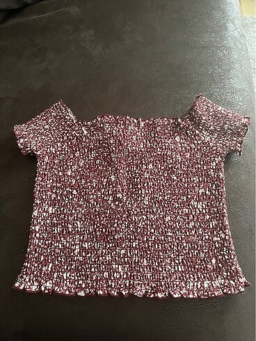 m Beden Fitilli crop top