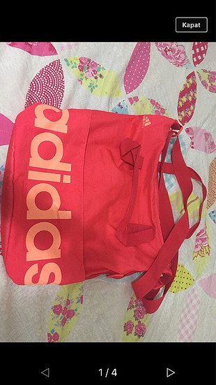 universal Beden turuncu Renk Adidas spor çanta