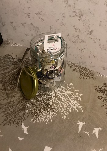 Beden 10 adet takı kavanozu