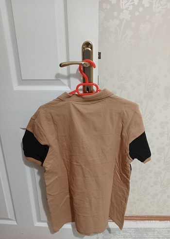 Erkek Kahverengi Düğmeli Polo Tişört - Görsel 2