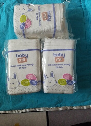 Baby&me Bebek temizleme pamuğu