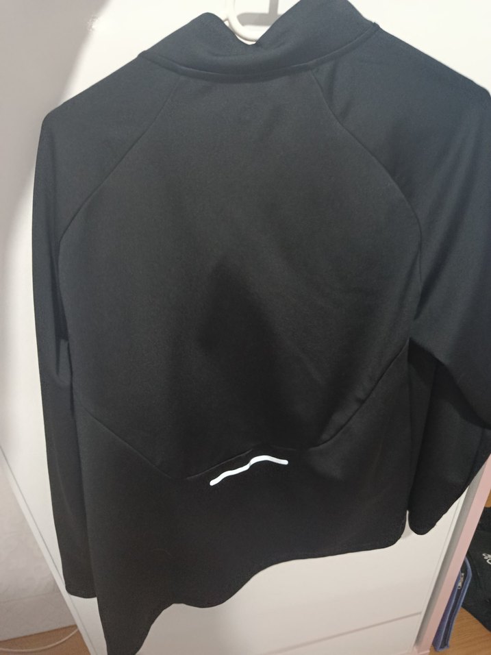 Siyah Fermuarlı ceket - Görsel 4