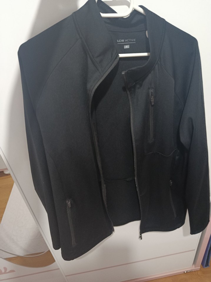 Siyah Fermuarlı ceket - Görsel 3