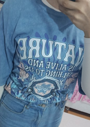 Lcw oversize tişört - Görsel 5