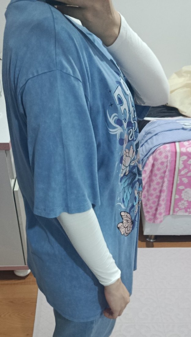 Lcw oversize tişört - Görsel 4