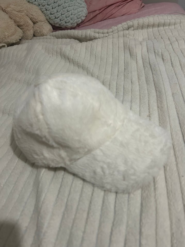 Beyaz Kadın Kürk Detaylı Şapka - Görsel 2