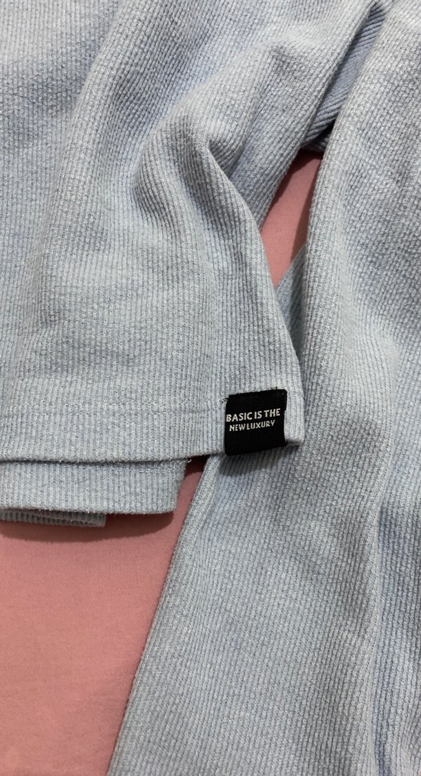 Gri Kadın Uzun Kollu Salaş Kazak - Görsel 2