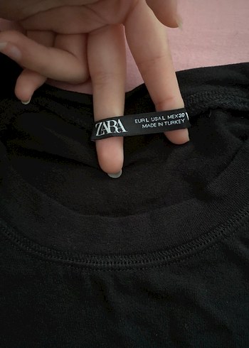 Siyah Kısa Kollu Kadın Tişört - Görsel 3