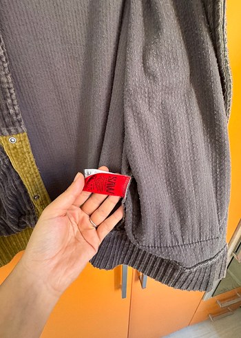 Kadın Gri Düğmeli Street Wear Ceket - Görsel 6